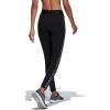 imageadidas Womens Essentials 3Stripes LeggingsBlack