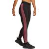 imageadidas Womens Essentials 3Stripes LeggingsBlackPulse Magenta