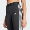 imageadidas Womens Essentials 3Stripes LeggingsBlackWhite