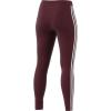 imageadidas Womens Essentials 3Stripes LeggingsCollegiate BurgundyWhite
