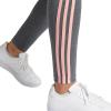 imageadidas Womens Essentials 3Stripes LeggingsDark Grey Heather