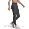imageadidas Womens Essentials 3Stripes LeggingsDark Grey HeatherBlack
