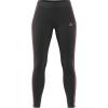 imageadidas Womens Essentials 3Stripes LeggingsDark Grey HeatherRose Tone