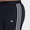 imageadidas Womens Essentials 3Stripes LeggingsLegend InkWhite