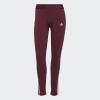 imageadidas Womens Essentials 3Stripes LeggingsVictory CrimsonWhite