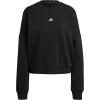 imageadidas Womens Essentials Small Logo Feel Cozy SweatshirtBlackWhite