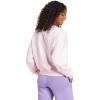 imageadidas Womens Essentials Small Logo Feel Cozy SweatshirtClear PinkWhite