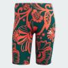 imageadidas Womens Farm Rio Biker ShortsCollegiate GreenSemi Solar Red