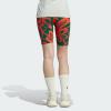 imageadidas Womens Farm Rio Biker ShortsCollegiate GreenSemi Solar Red