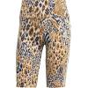 imageadidas Womens Farm Rio Biker ShortsCrystal SandBronze StrataNight Indigo