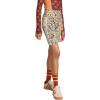 imageadidas Womens Farm Rio Biker ShortsCrystal SandBronze StrataNight Indigo