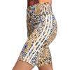 imageadidas Womens Farm Rio Biker ShortsCrystal SandBronze StrataNight Indigo
