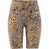 imageadidas Womens Farm Rio Biker ShortsCrystal SandBronze StrataNight Indigo