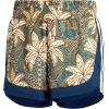 imageadidas Womens Farm Rio Training Pacer ShortsCrystal SandBronze StrataFocus Blue