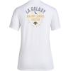 imageadidas Womens La Galaxy MLS Short Sleeve TShirtWhite La Galaxy