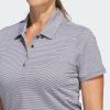 imageadidas Womens Ottoman Short Sleeve Polo ShirtBlack
