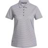 imageadidas Womens Ottoman Short Sleeve Polo ShirtBlack