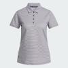 imageadidas Womens Ottoman Short Sleeve Polo ShirtBlack