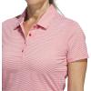 imageadidas Womens Ottoman Short Sleeve Polo ShirtCollegiate Red