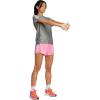 imageadidas Womens Own The Run ShortsPink FusionWhite Melange