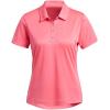 imageadidas Womens Performance Primegreen Golf Polo ShirtSolar Pink