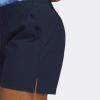 imageadidas Womens Pintuck Five quot PullOn Golf ShortCollegiate Navy