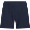 imageadidas Womens Pintuck Five quot PullOn Golf ShortCollegiate Navy