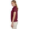 imageadidas Womens Solid Performance Short Sleeve Polo ShirtCardinal