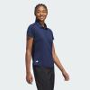 imageadidas Womens Solid Performance Short Sleeve Polo ShirtCollegiate Navy
