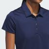 imageadidas Womens Solid Performance Short Sleeve Polo ShirtCollegiate Navy