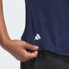 imageadidas Womens Solid Performance Short Sleeve Polo ShirtCollegiate Navy