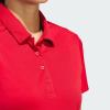 imageadidas Womens Solid Performance Short Sleeve Polo ShirtCollegiate Red