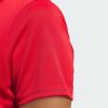 imageadidas Womens Solid Performance Short Sleeve Polo ShirtCollegiate Red