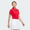 imageadidas Womens Solid Performance Short Sleeve Polo ShirtCollegiate Red