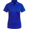 imageadidas Womens Solid Performance Short Sleeve Polo ShirtCollegiate Royal