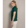 imageadidas Womens Solid Performance Short Sleeve Polo ShirtForest