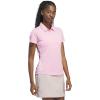 imageadidas Womens Solid Performance Short Sleeve Polo ShirtLight Pink