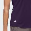 imageadidas Womens Solid Performance Short Sleeve Polo ShirtPurple
