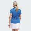 imageadidas Womens Solid Performance Short Sleeve Polo ShirtTrace Royal