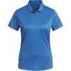 imageadidas Womens Solid Performance Short Sleeve Polo ShirtTrace Royal