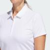imageadidas Womens Solid Performance Short Sleeve Polo ShirtWhite