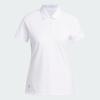 imageadidas Womens Solid Performance Short Sleeve Polo ShirtWhite