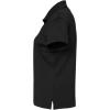 imageadidas Womens Solid Performance Short Sleeve Polo ShirtZoneBlack
