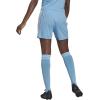 imageadidas Womens Squadra ShortsTeam Light BlueWhite Full Stripes