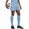 imageadidas Womens Squadra ShortsTeam Light BlueWhite Full Stripes