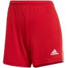 imageadidas Womens Squadra ShortsTeam Power RedWhite Full Stripes