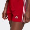 imageadidas Womens Squadra ShortsTeam Power RedWhite Full Stripes