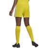 imageadidas Womens Squadra ShortsTeam YellowWhite Full Stripes