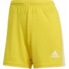 imageadidas Womens Squadra ShortsTeam YellowWhite Full Stripes