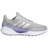 imageadidas Womens Summervent Spikeless Golf ShoeGrey TwoSilver MetallicLight Purple